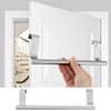 2 Pack Over Cabinet Towel Holder, Brushed Dish Towel Rack