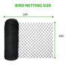 mychoiii Garden Netting 20' x 40' with 5/8" Mesh Bird