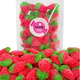 Smarty Stop Sour Whole Strawberry Shapped Gummy Candy (2.2 Pound)