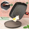 Moss & Stone Square Grill Pan for Indoor Cooking, 11-Inch