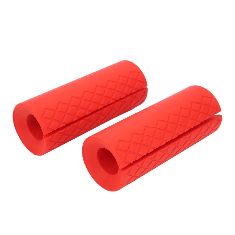 1 Pair Dumbbell Grip Silicone Anti Slip Thicken Bar Grip