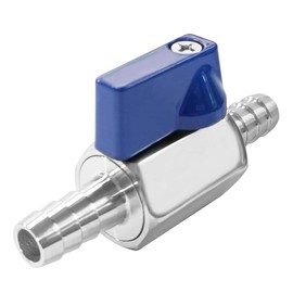 Barbed Ball Valve 8mm Stainless Steel Pagoda Joint Quick Connect Ball Valve Water Gas Fuel Fitting