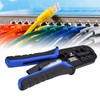 Network Cable Crimp Pliers RJ11/45 Ratchet Wire Crimping Tool RJ
