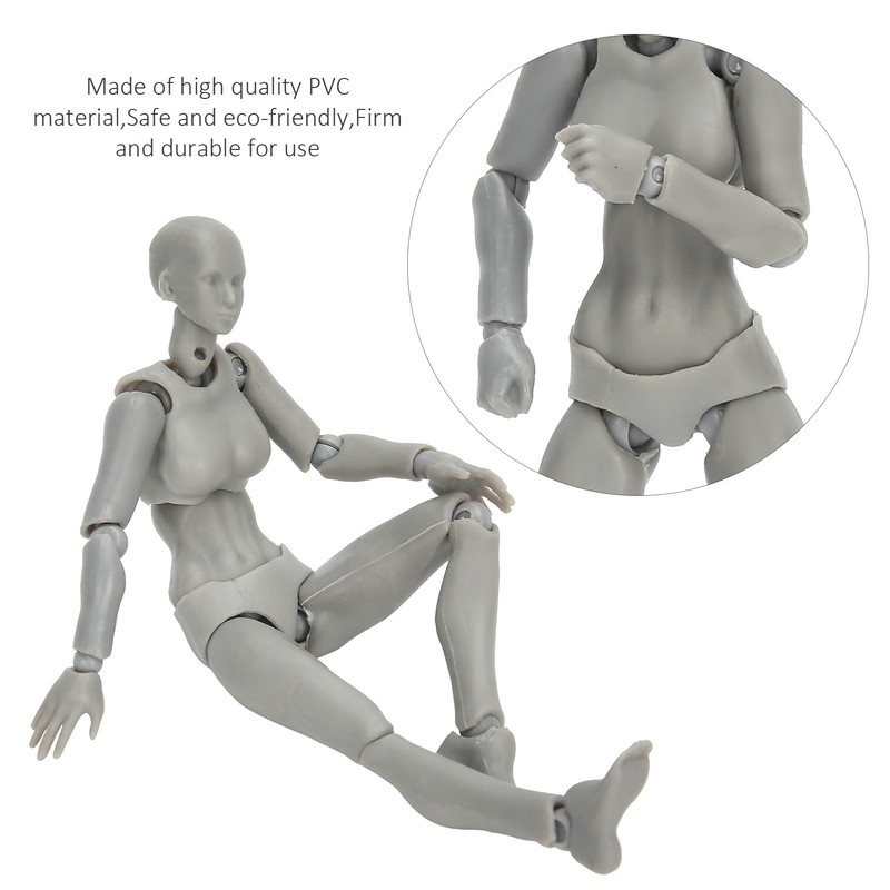 PVC Artists Action Figure Model Human Drawing Model Woman Mannequin