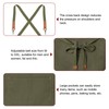 HARFINGTON Canvas Chef Aprons 75x69cm Adjustable Strap Cross Back Kitchen