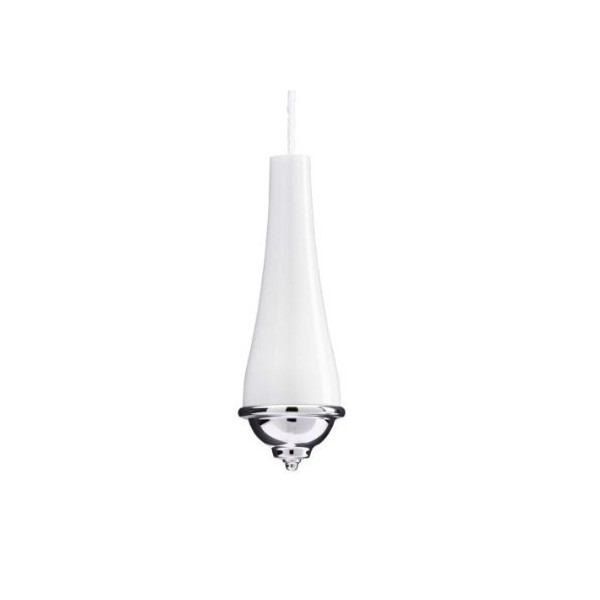 2 X Croydex Classic White and Chrome Light Pull
