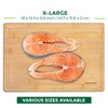 Bamboo Cutting Boards for Kitchen with Juice Groove [Extra-Large] Wood