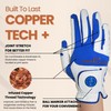Copper Tech Men’s Golf Gloves - Joint Support for Golfers
