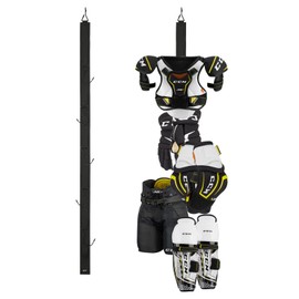 Cosmos Hockey Hanger Portable Ice Hockey Gear Hanging Dryig Strap Equipment Rack Drying Organizer Stap with 5 Hooks for Hockey Gifts & Home Outdoor Use in Skating Football Lacrosse Camping Fishing