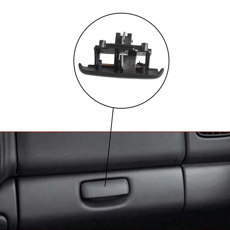 Aegena Dark Gray Glove Box Latch Lock Catch Handle for