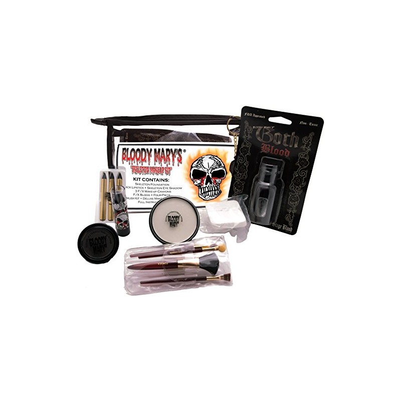 Bobbie Weiner Ent PMK13 Skeleton Professional Undead Makeup Kit