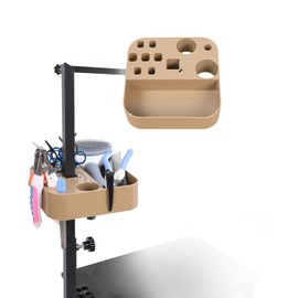 Easy to Install Pet Grooming Arm Organizer with Multi-Compartment Storage - Adjustable Tool and Accessory Holder