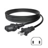 PKPOWER 2-Prong AC Power Cord Cable Lead Replacement for Model