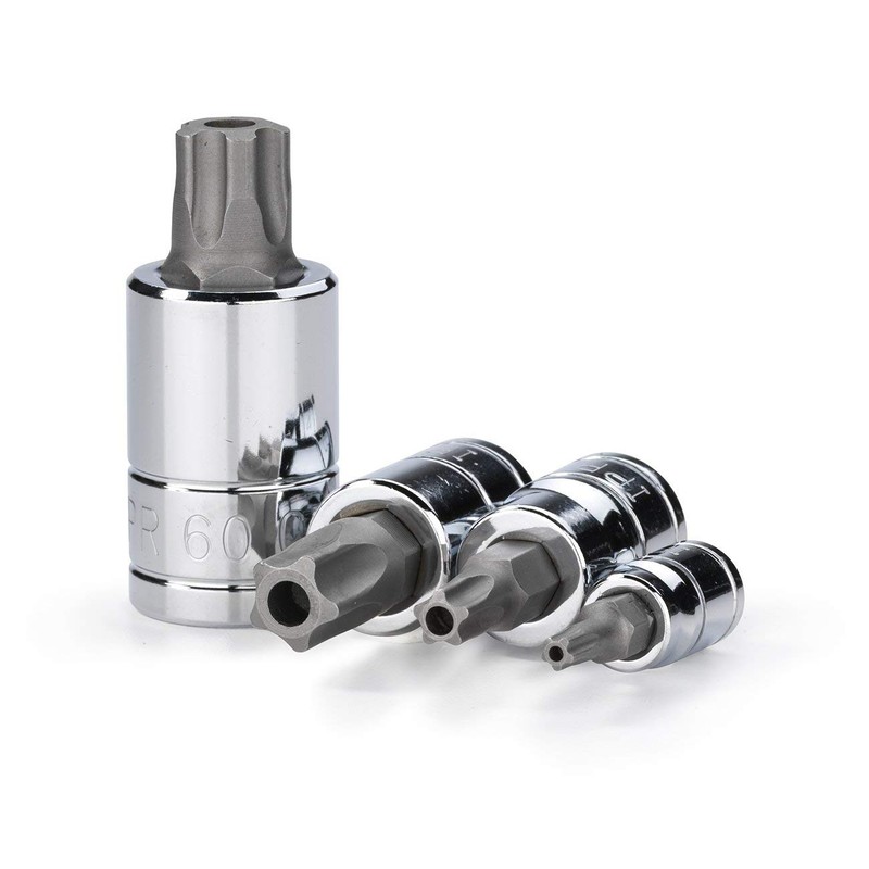 12 pc 5-Point Star Torx Tamper Proof Security Bit Socket