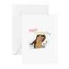 CafePress Happy Groundhog Day Greeting Cards Greeting Card (20-pack), Note