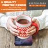 2 x MDF Glossy Top Coasters Square - Sunset Giant
