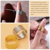 8 Pcs Thimble + 30 Pcs Sewing Needles, Finger Protector