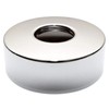 Round Shaped Chrome Plated Steel 3/4" Inch Pipe Collar Oval