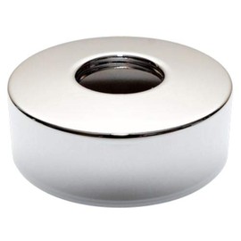 Round Shaped Chrome Plated Steel 3/4" Inch Pipe Collar Oval Cover 24mm Height