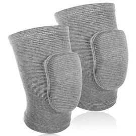 Arm Brace Pads Volleyball Elbow Pads Elbow Protector Strap Fitness Arm Knee Protector Arm Brace Support with Thicken Sponge Padding Soft Support Cushion Basketball Breathable Elbow Wraps (Grey, S)