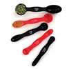 Norpro 2999 Measuring Spoons with Magnet, red/Black