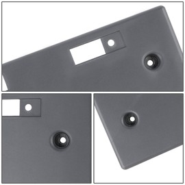 Auto Dynasty Factory Style Front License Plate Mounting Bracket Compatible with Nissan Rogue 14-16, Matte Black