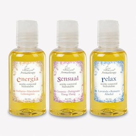 Body Oil Set - Kit de Aceites Masaje/Hidratación de Aromaterapia Caja de 3 x 60 ml c/u