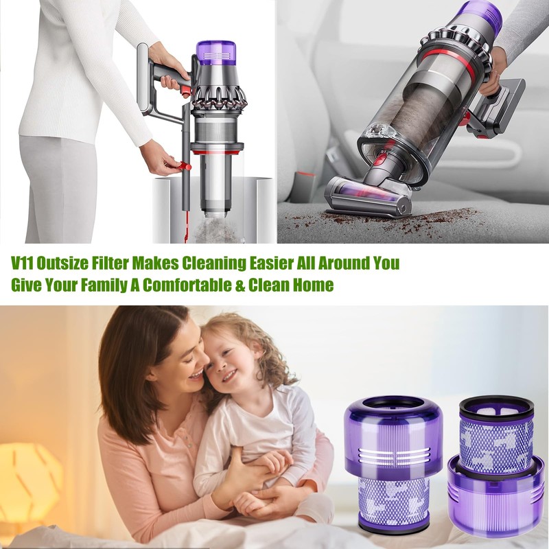 Rebirthcare V11 Outsize Filter for Dyson V11 Outsize,V11 Outsize Origin