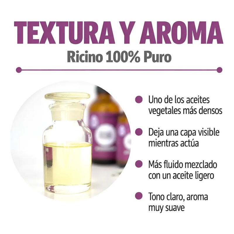 Aceite De Ricino 100 Puro Prensado En Frío - 59