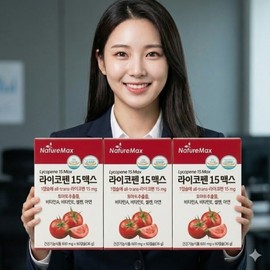 Tomato Extract Lycopene 15 Max 60 Capsules x 3 / 토마토 추출물 라이코펜 15 맥스 60캡슐 x 3개