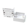 1pcs. 1-Gang Surface Mount Pattress Back Box – 32mm Depth,