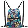 WANDF Drawstring Backpack String Bag Sackpack Cinch Water Resistant Nylon