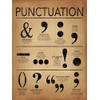 ECHO-LIT, LLC Punctuation Writing and Grammar Poster for Home, Office,