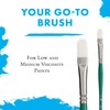Princeton 6100 Synthetic Bristle Oil & Acrylic Brushes 8 Filbert