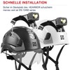 HEARMOR LED Protective Helmet ABS Construction Helmet Construction Worker Helmet