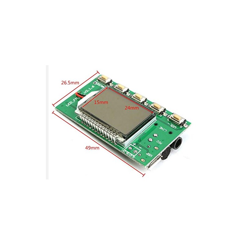 FM Stereo Wireless Microphone Unit