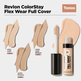 Revlon Colorstay Flex Wear Full Cover Corrector Ojeras Light Tono Light 015