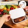GGOLDMER 30 Pack Disposable Aluminum Foil Pans with Lids, 10x7.5