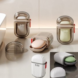 Hygiene portable soap case swimming pool bathroom travel soap case No.01 Portable Soap Case Transparent 6ea