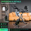 Exercise Bike for Seniors, 5 IN 1 Foldable Stationary Bike