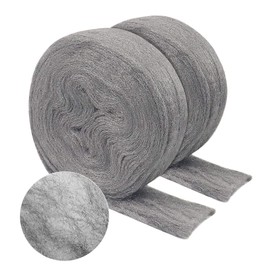 Steel Wool Roll, Flexible Stainless Steel Wool Rolls Interstice Hole Filler, Barrier Wire Mesh Hole Fill Fabric, Control Gap Filter Keep Animals Away from Holes for House Garage