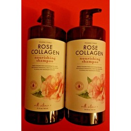 PHARM & TABLE 2 PACK ROSE COLLAGEN NOURISHING SHAMPOO WITH VITAMIN C & COCONUT OIL