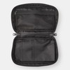 MUJI 83525477 Nylon Book Shaped Pouch, Black, Approx. 8.1 x