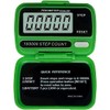 Ultrak Electronic Step Counter Pedometers (Green)