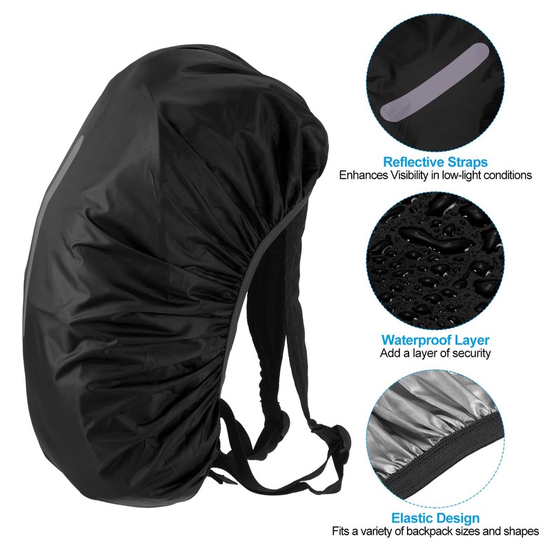 [PATIKIL] 65-75L Waterproof Backpack Rain Cover Set of 2 Non-Slip