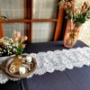 BSITSSS 2 PCS Table Runners, White Lace Table Runner 36