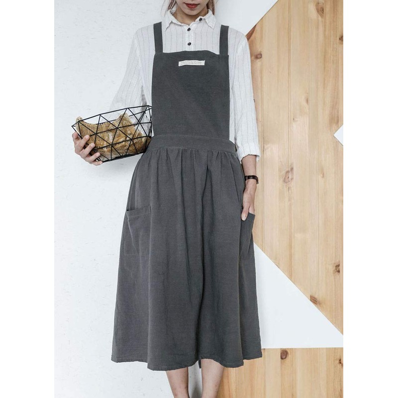 Nanxson CF3094 Women's Cotton Linen Apron Cooking Kitchen Apron Bib