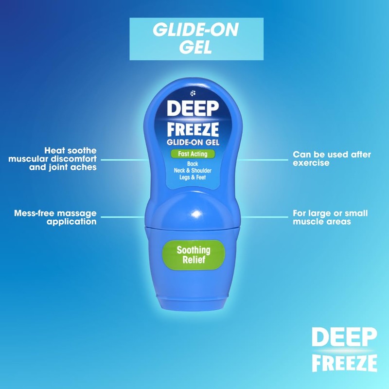 Mentholatum Deep Freeze Deep Freeze Glide-on Gel, 50g