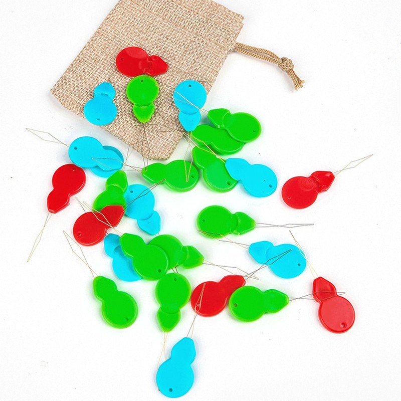 100 Pcs Plastic Needle threaders，Sewing Needles Seedle Threaders，Needle Threader Hand