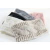 Neverless® Warm Women's Knitted Headband Fleece Lining Cable Knit Ear